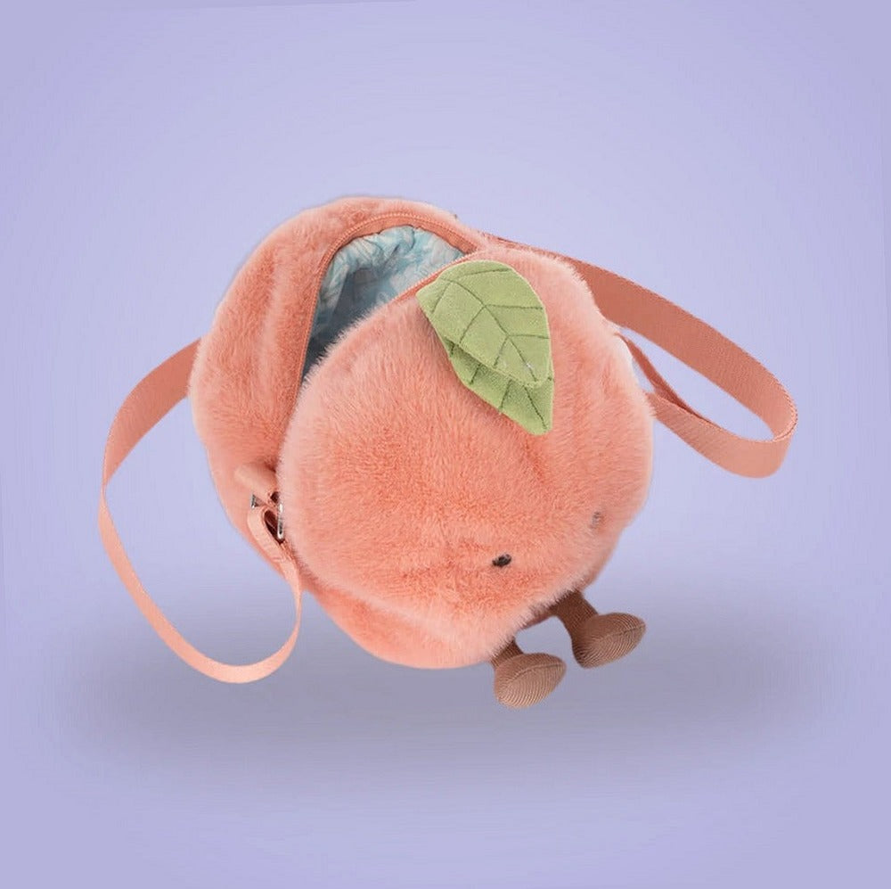 Amuseables Peach Shoulder Bag – soft plush toy, view 3