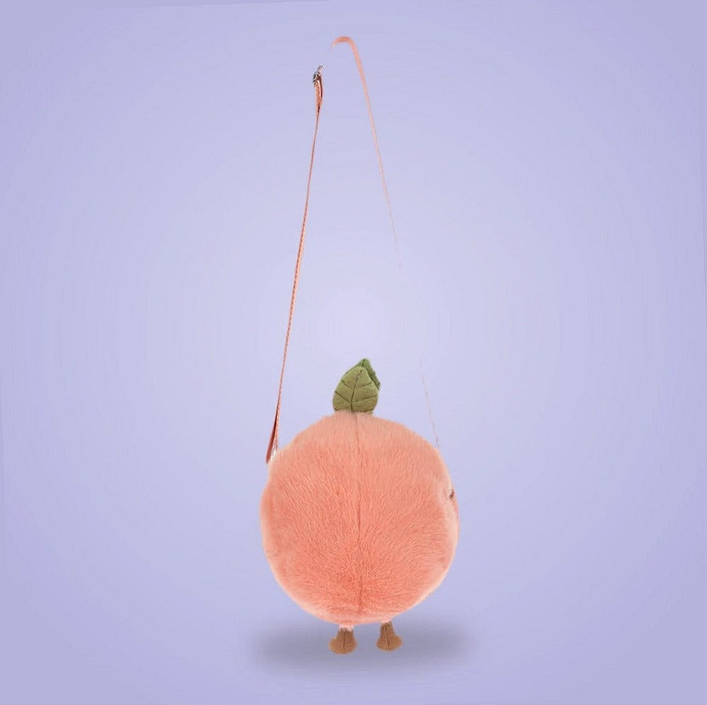 Amuseables Peach Shoulder Bag – soft plush toy, view 5