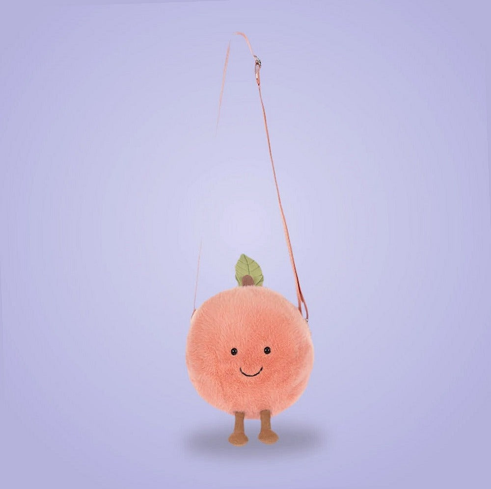 Amuseables Peach Shoulder Bag – soft plush toy, view 6