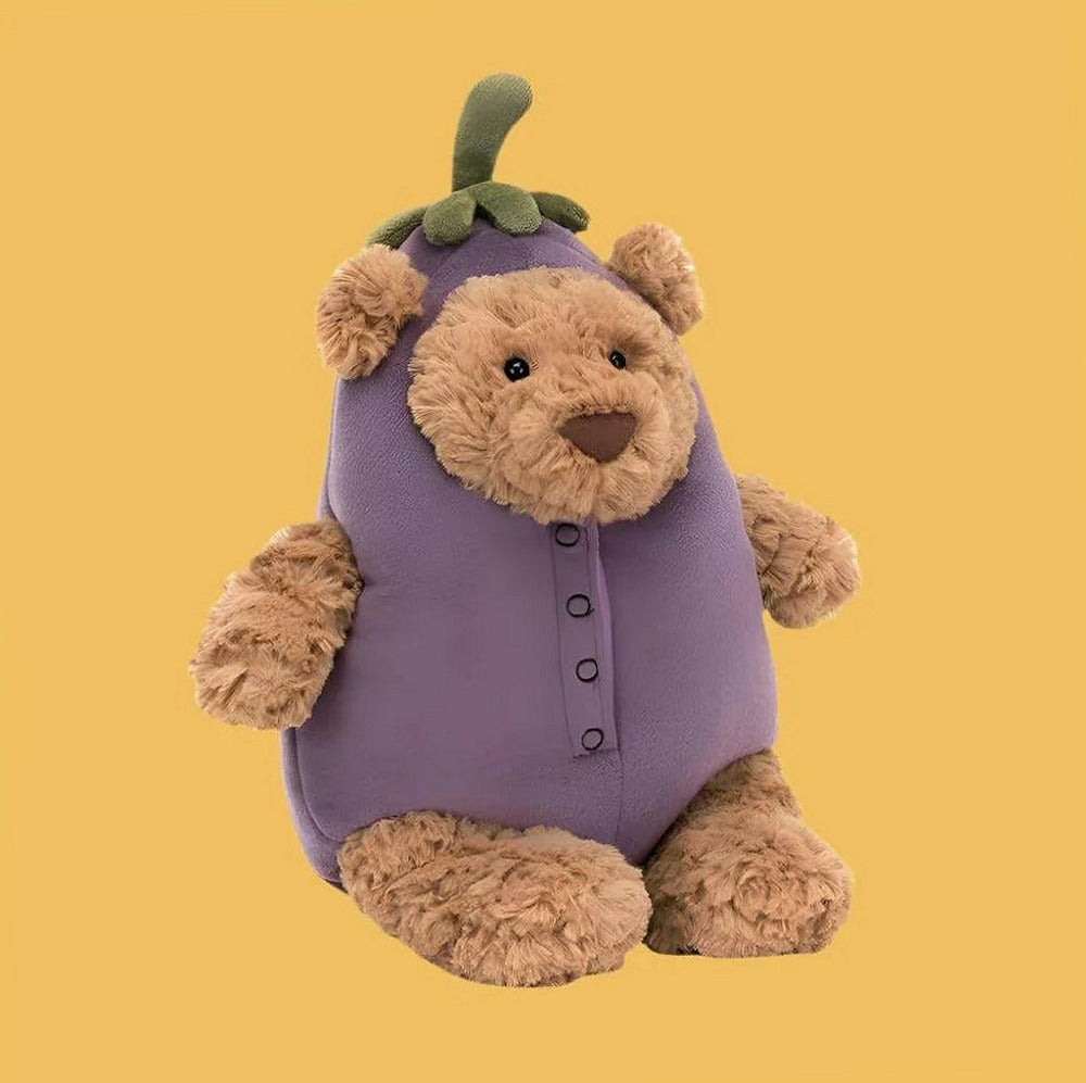 Bartholomew Bear Aubergine