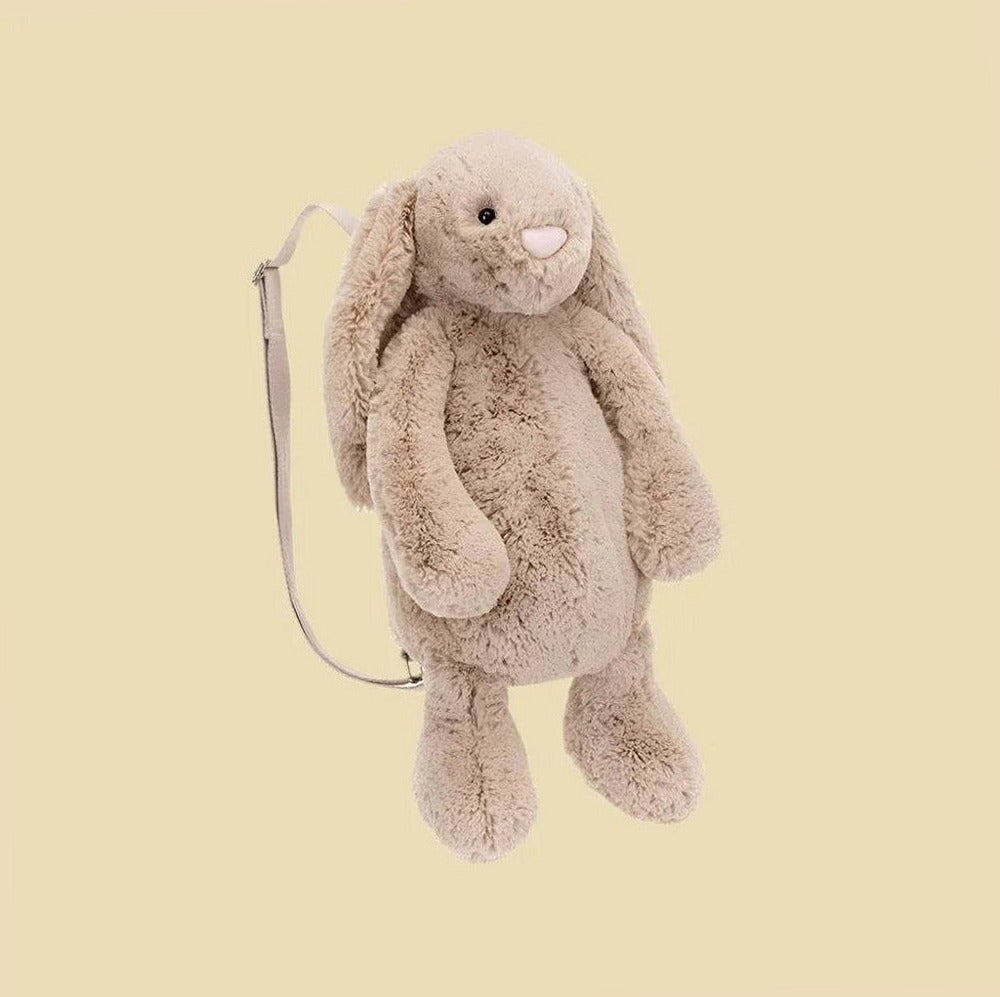 Bashful Beige Bunny Backpack