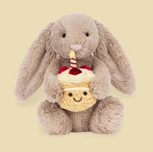 Bashful Beige Bunny 'Birthday'