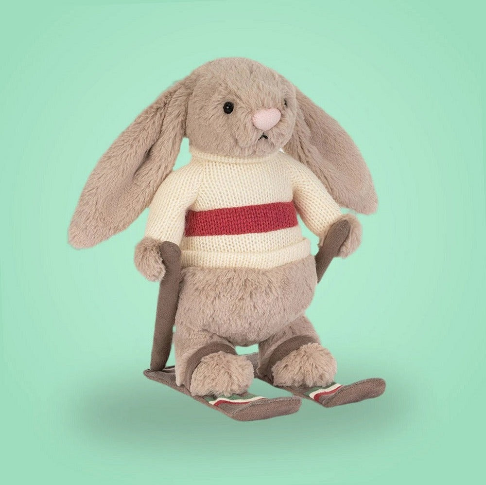 Bashful Bunny Gold Medal Ski Outfit – soft plush toy
