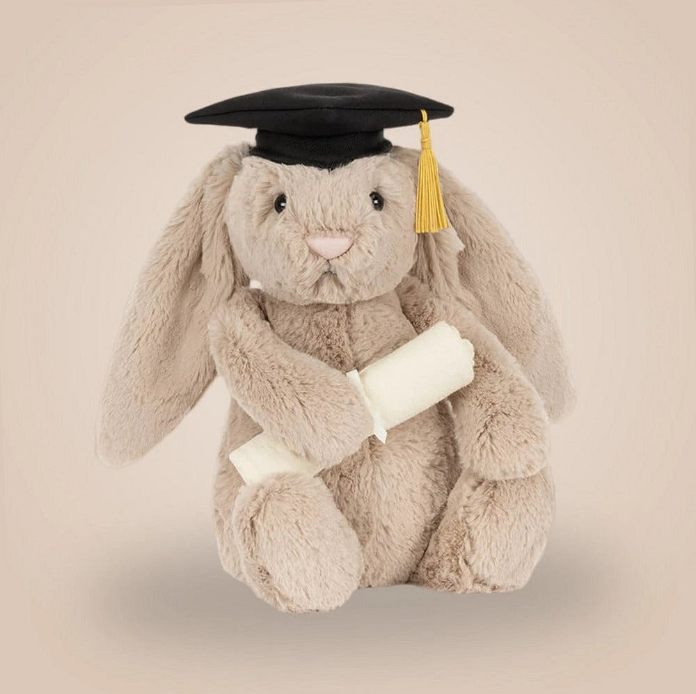 Bashful Bunny Graduation Outfit – soft plush toy