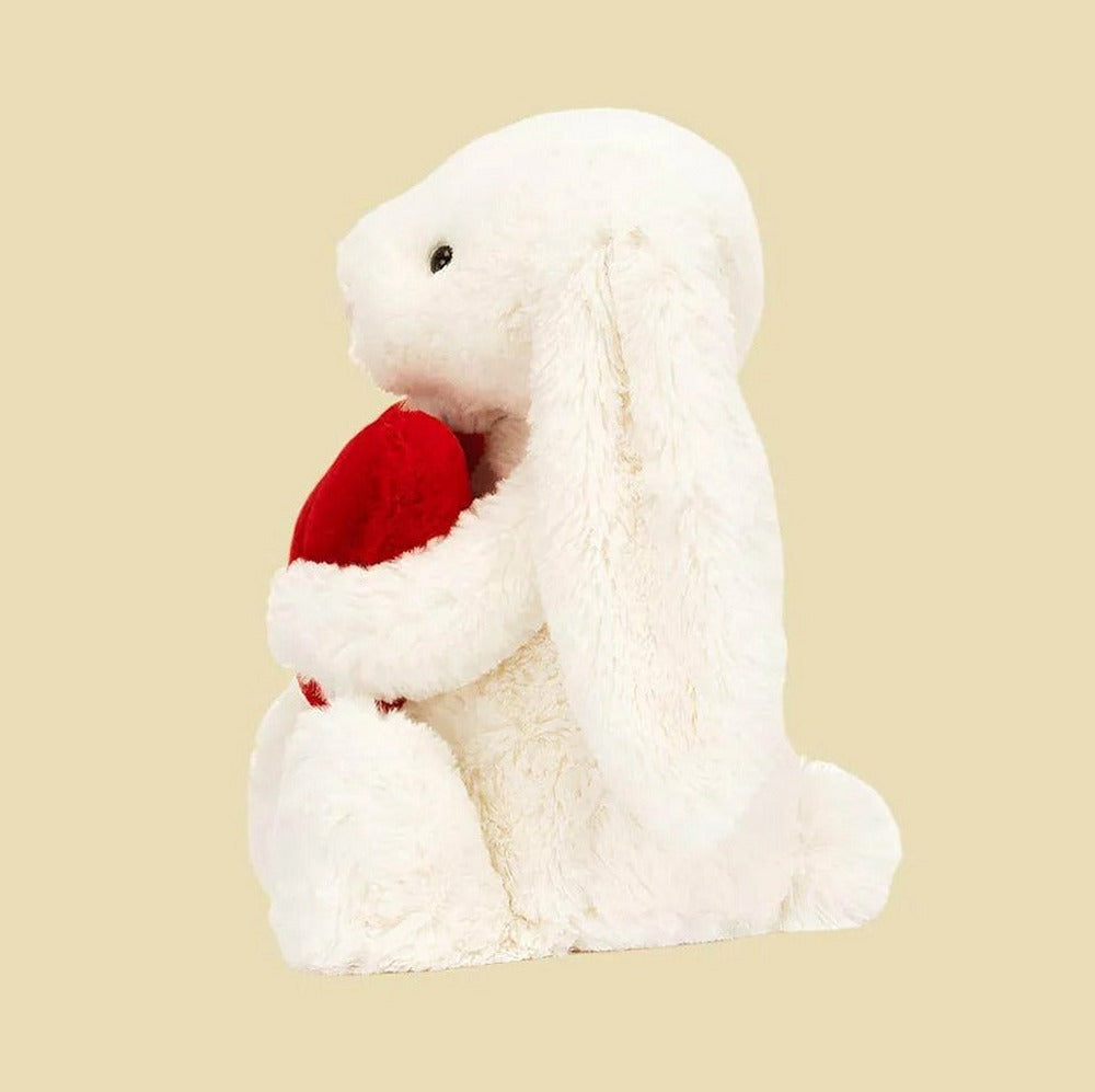 Bashful Red Love Heart Bunny