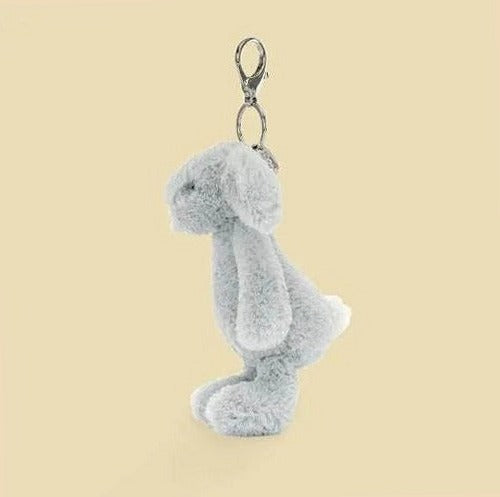 Bashful Silver Bunny Bag Charm