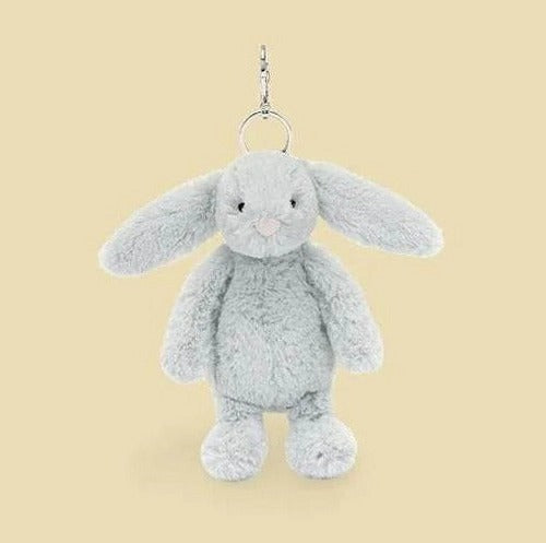 Bashful Silver Bunny Bag Charm