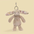 Blossom Beige Bunny 'Petal' Bag Charm