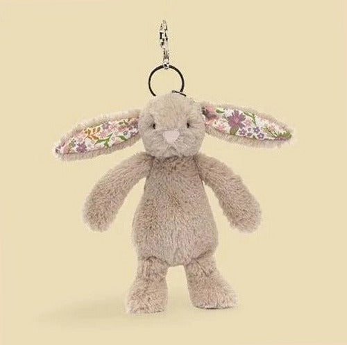 Blossom Beige Bunny 'Petal' Bag Charm