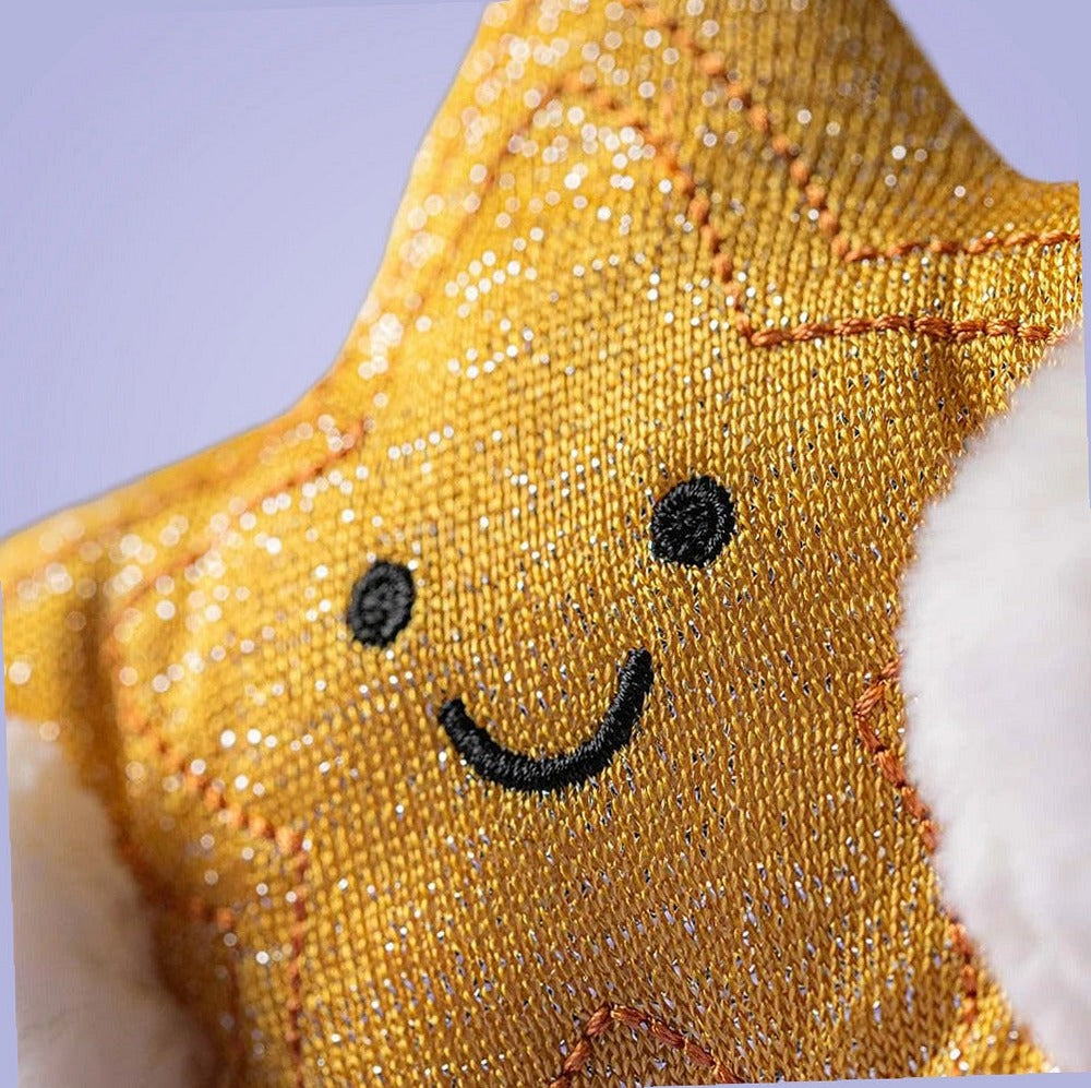 Cream Bunny with Star – soft plush toy, view 2