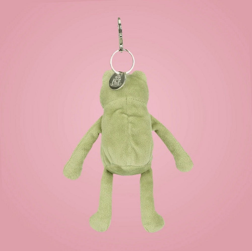 Fergus Frog Bag Charm – soft plush toy, view 4