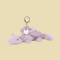 Lavender Dragon Bag Charm