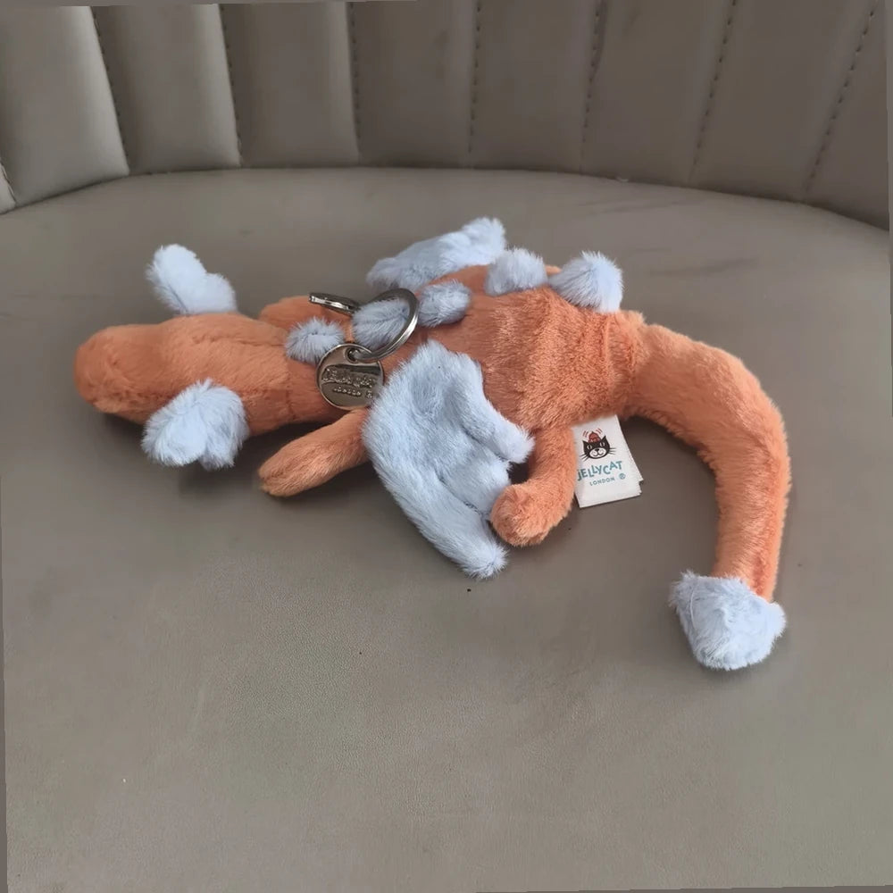 Persimmon Dragon Bag Charm – soft plush toy