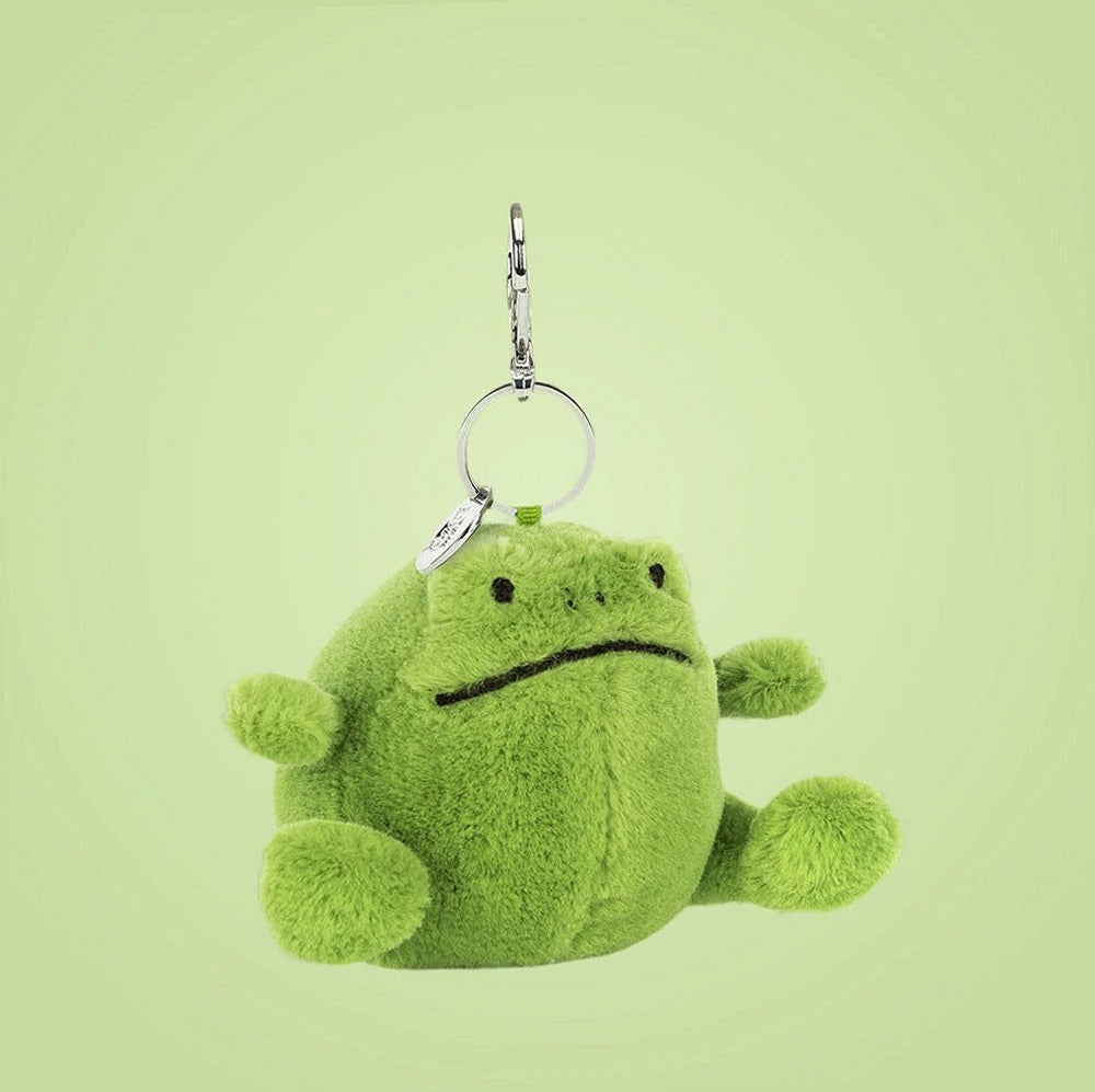 Ricky Rain Frog Bag Charm – soft plush toy