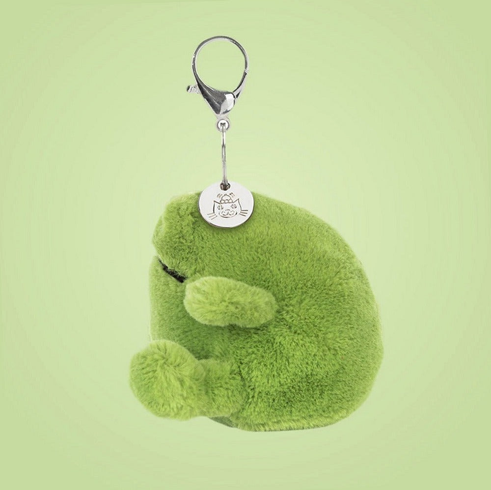 Ricky Rain Frog Bag Charm – soft plush toy, view 2