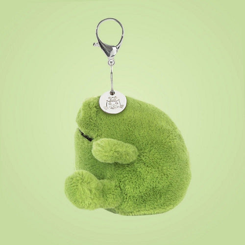 Ricky Rain Frog Bag Charm – soft plush toy, view 2