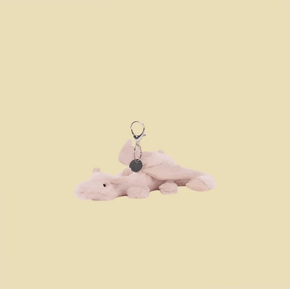 Rose Dragon Bag Charm