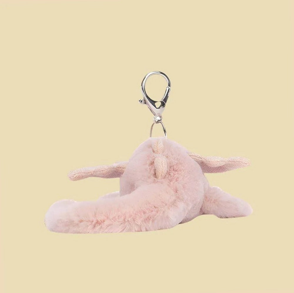 Rose Dragon Bag Charm