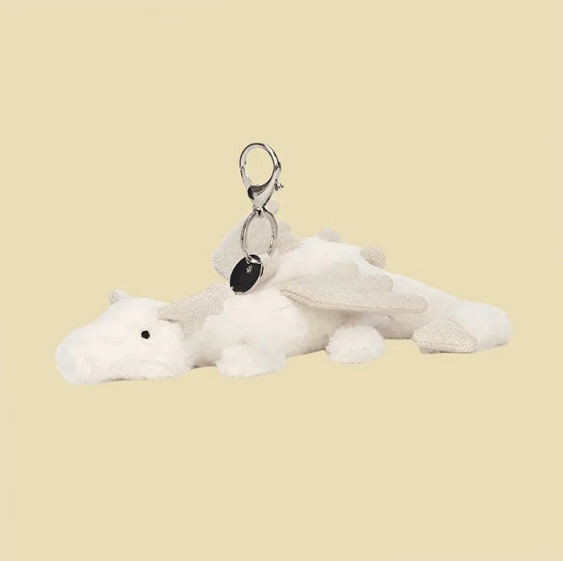 Snow Dragon Bag Charm