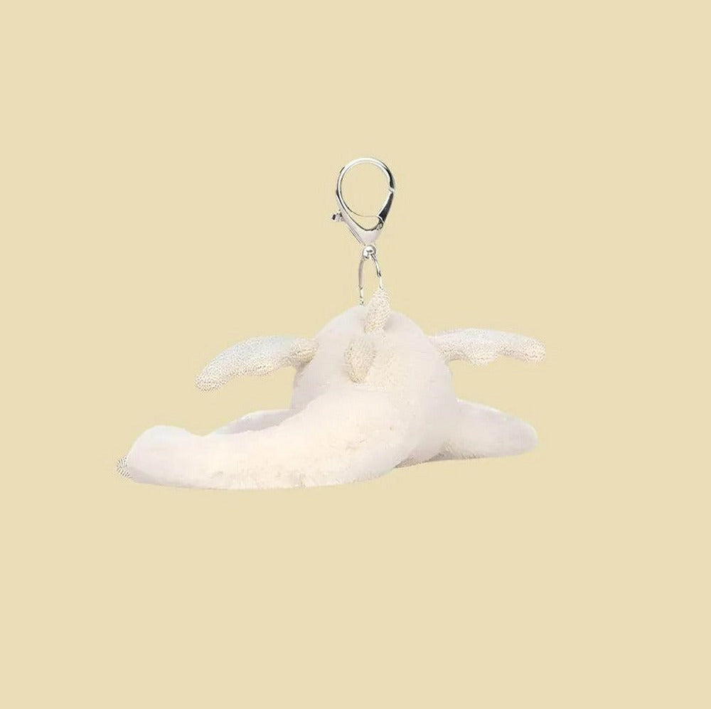 Snow Dragon Bag Charm