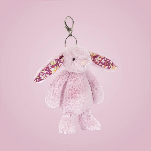 Thistlepop Blossom Bunny Bag Charm – soft plush toy
