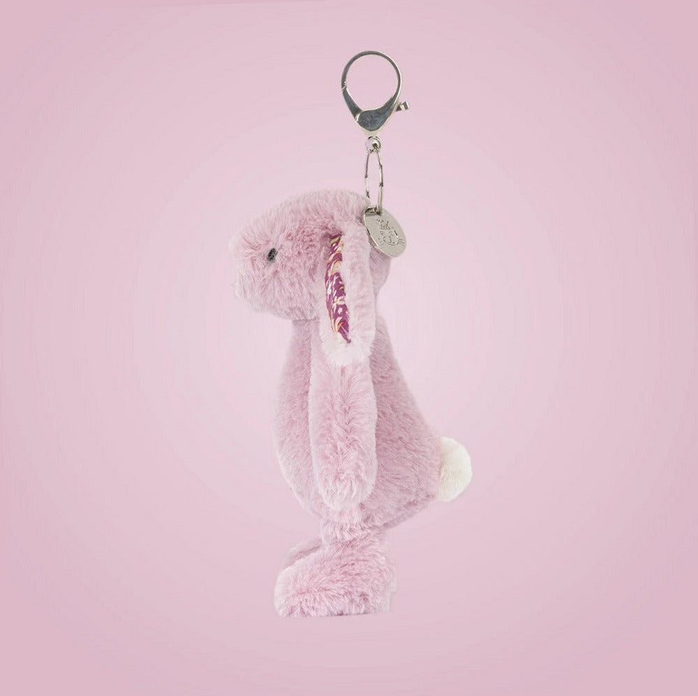 Thistlepop Blossom Bunny Bag Charm – soft plush toy, view 2