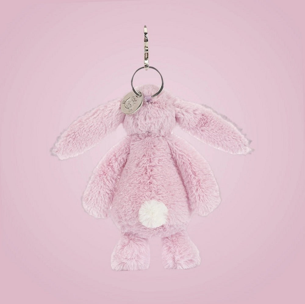 Thistlepop Blossom Bunny Bag Charm – soft plush toy, view 3